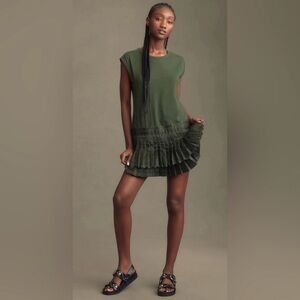 Daily Practice by Anthropologie Solid Set Mini Dress size medium